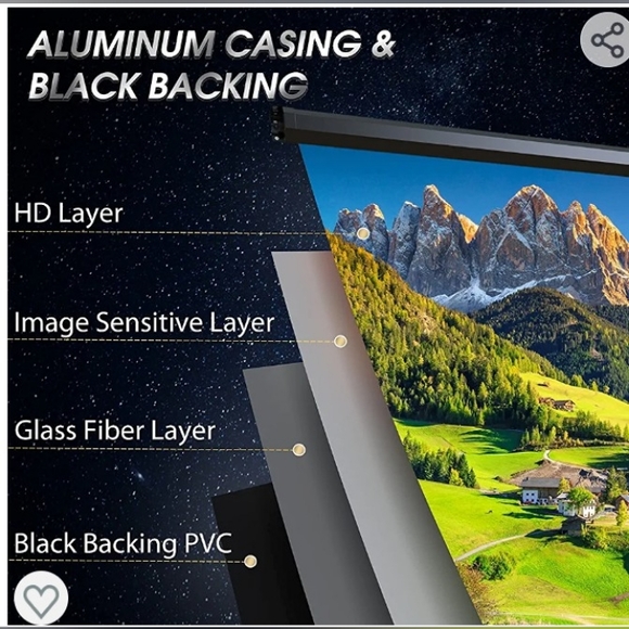 Projector Screen - Picture 3 of 6